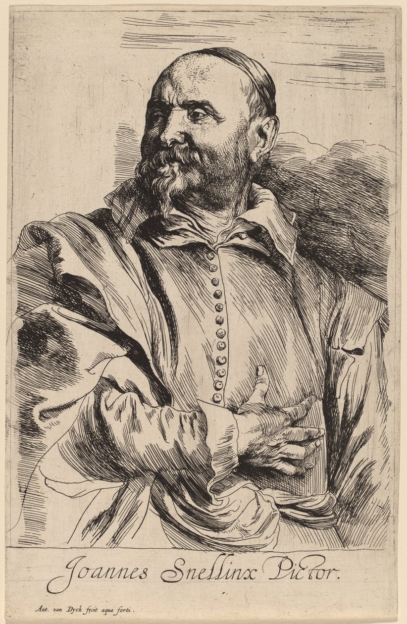Jan Snellinx, sandsynligvis 16261641. af Anthony van Dyck