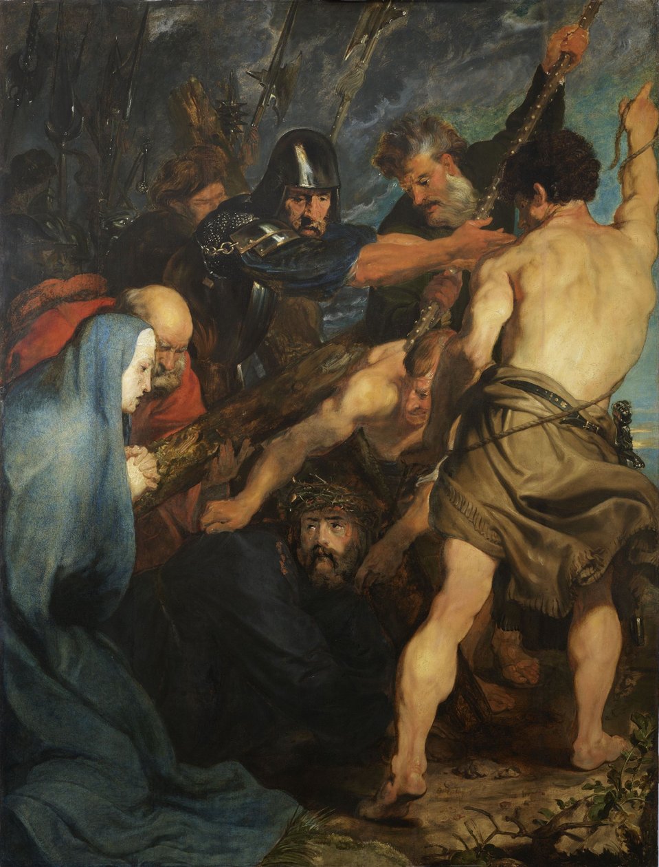 Jesus Kristus bærer korset af Anthony van Dyck