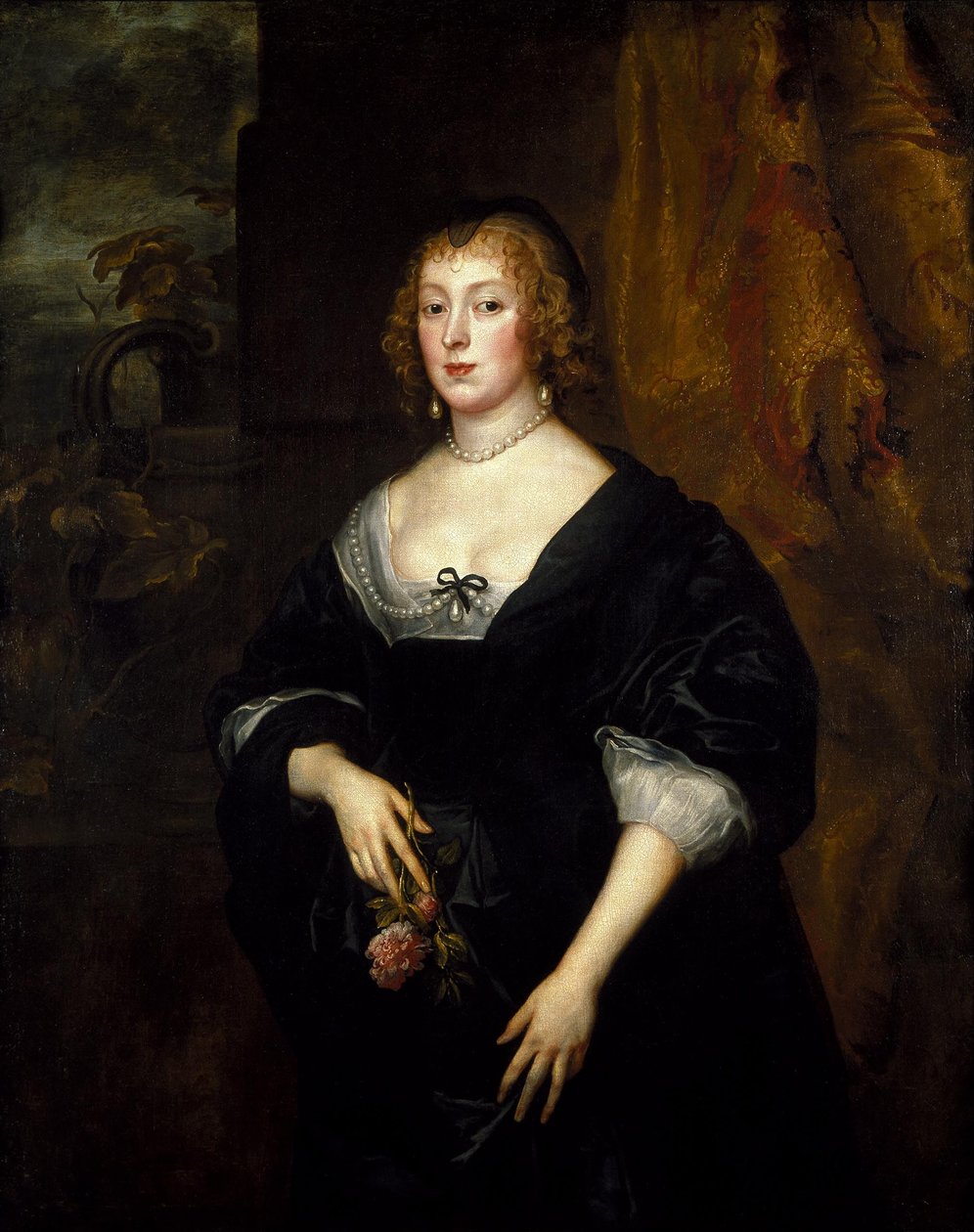 Lady Dacre af Anthony van Dyck
