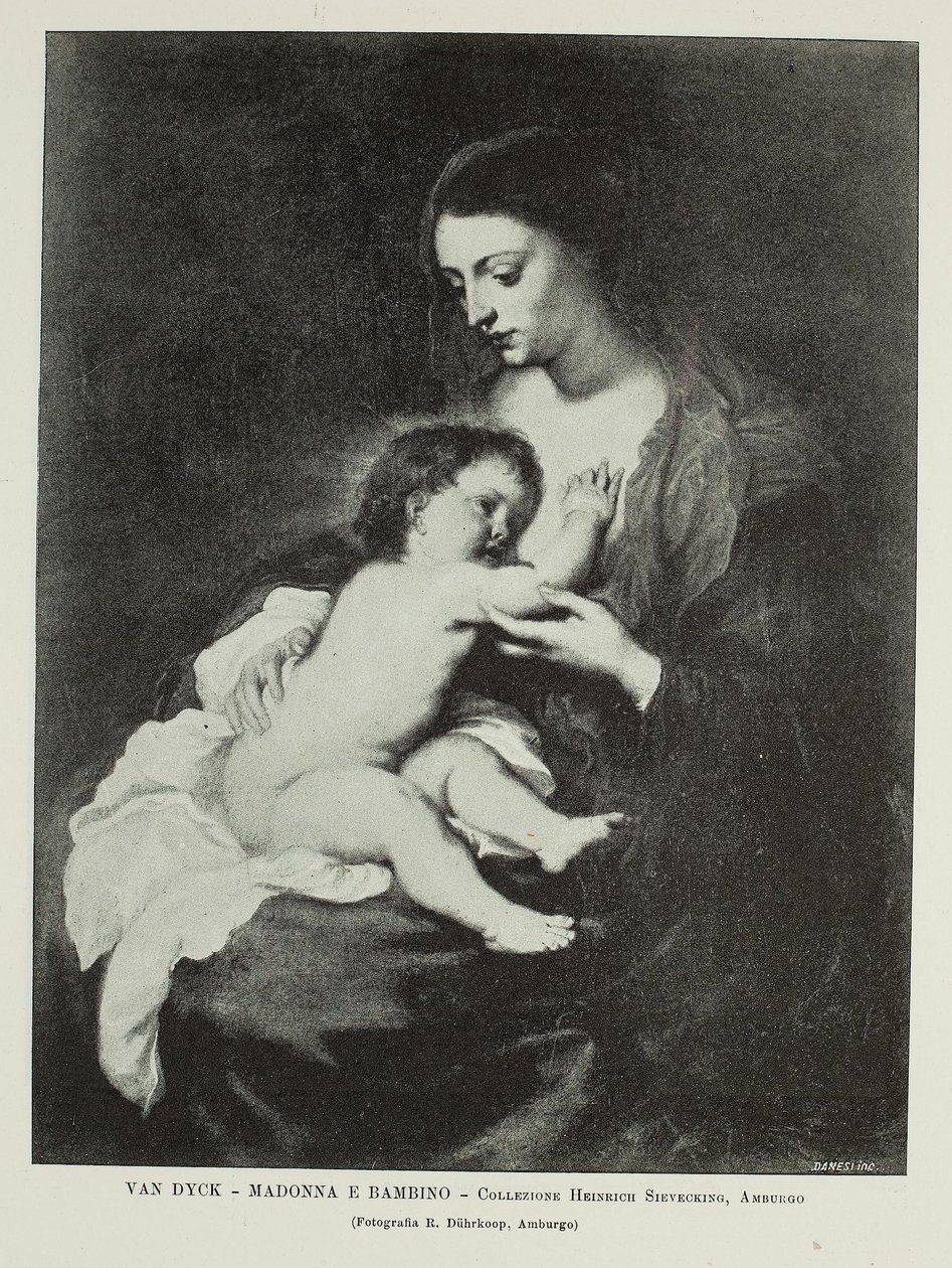 Madonna og barn af Anthony van Dyck