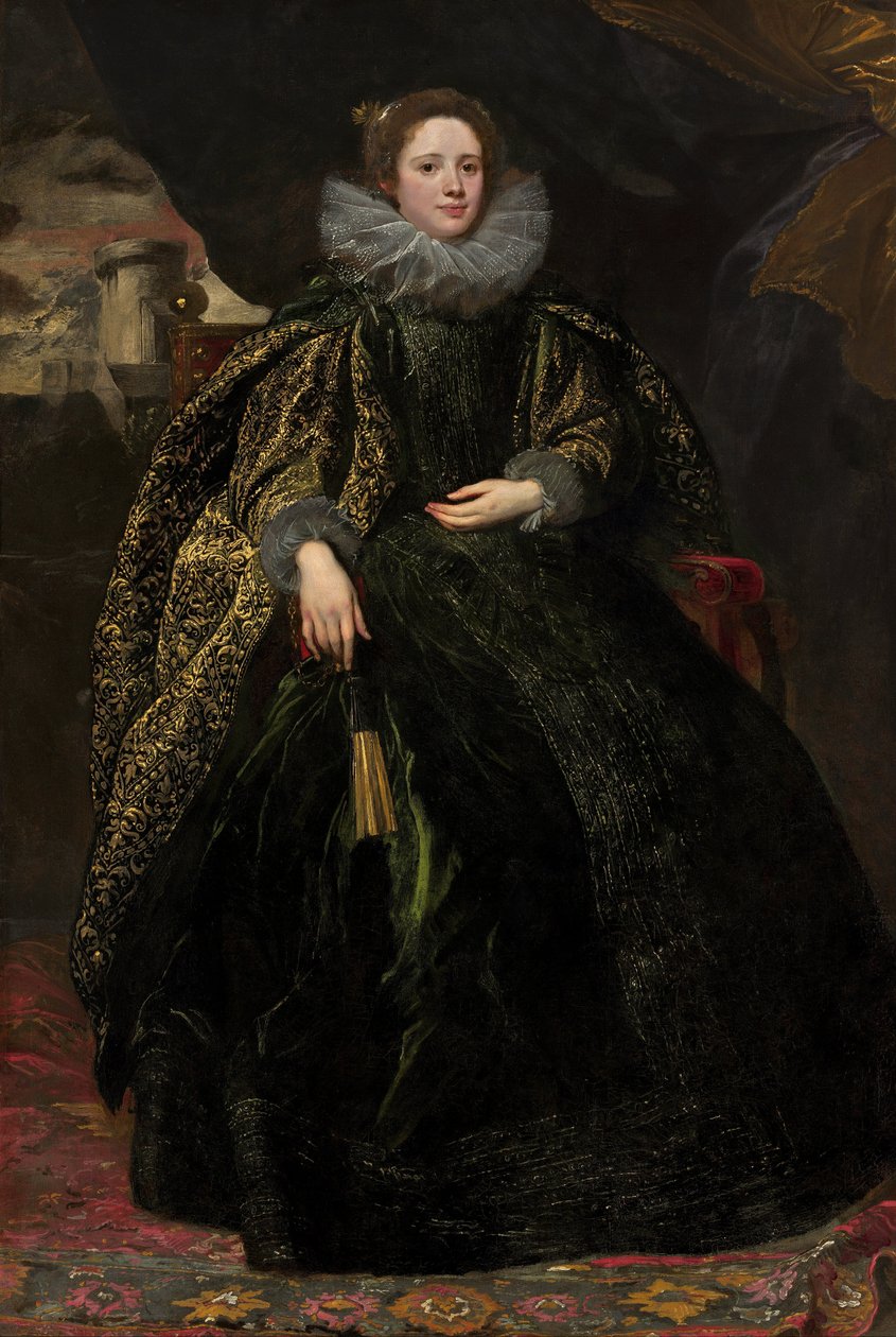 Marchesa Balbi, ca.1623 (olie på lærred) af Anthony van Dyck