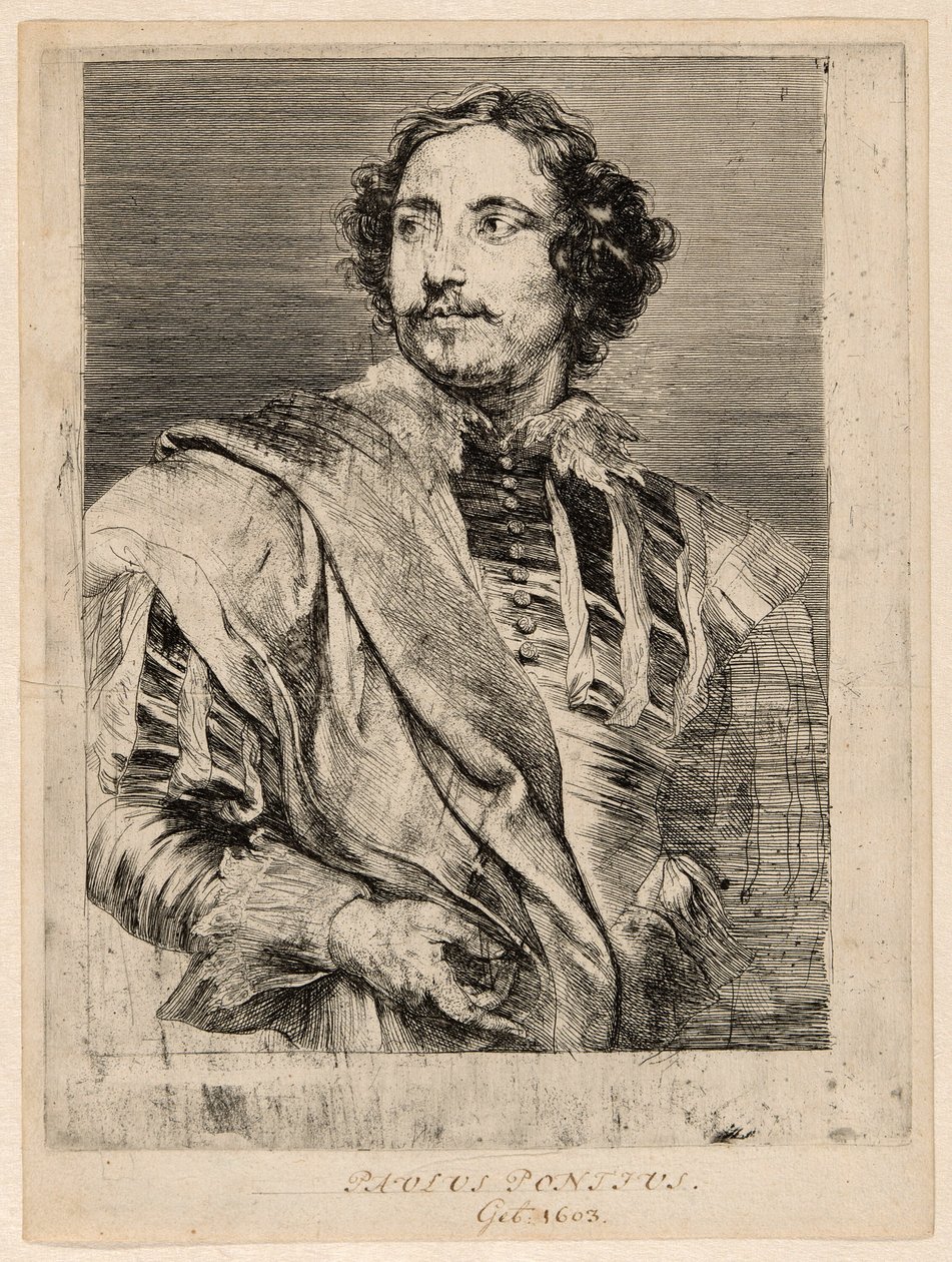Paulus Pontius af Anthony van Dyck