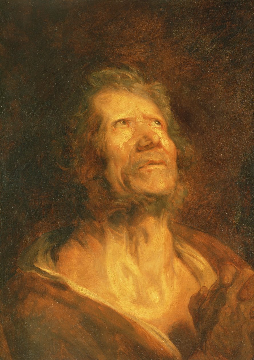 Apostlen Peter (olie på lærred) af Anthony van Dyck