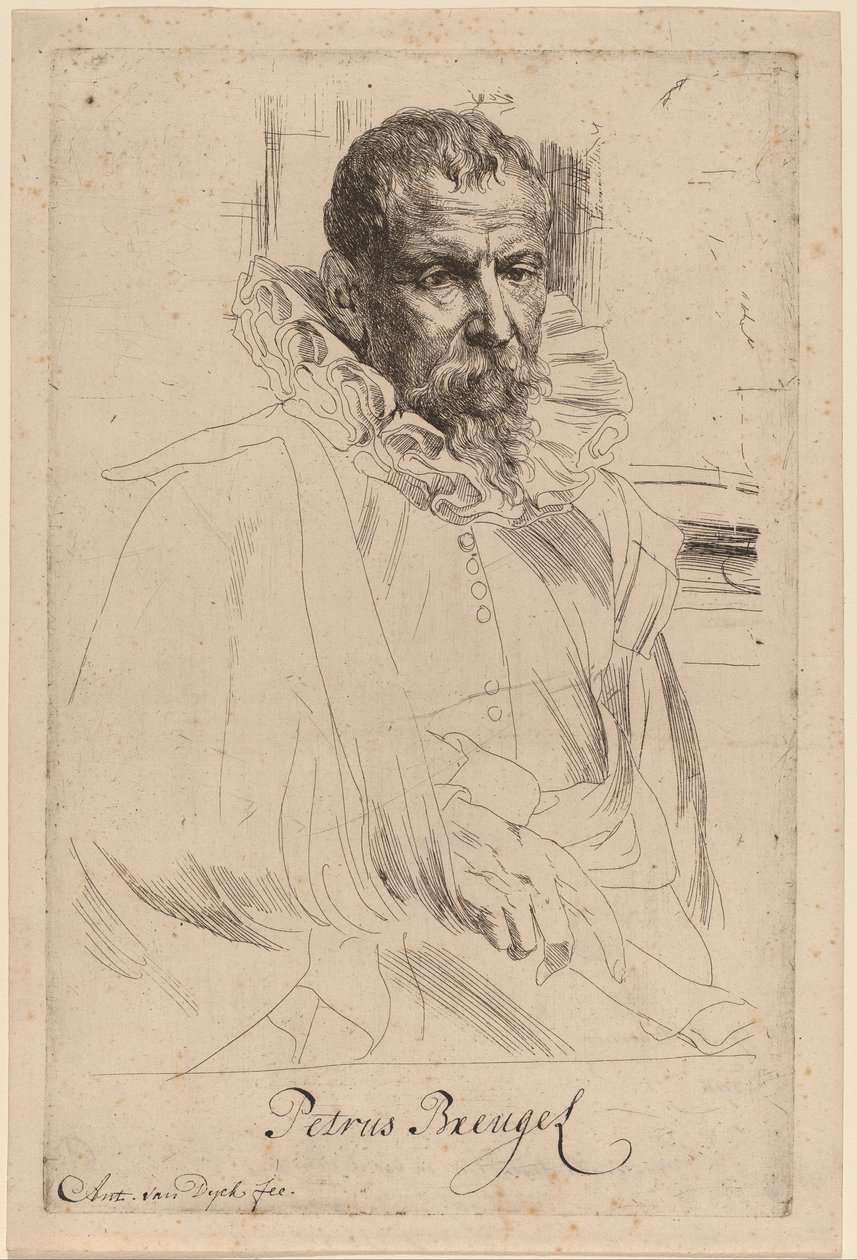 Pieter Bruegel den yngre af Anthony van Dyck