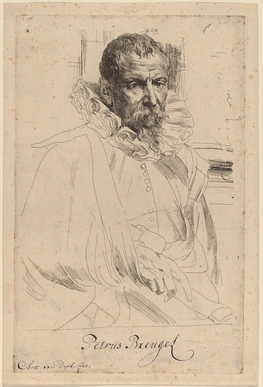 Pieter Bruegel den Yngre, sandsynligvis 16261641. af Anthony van Dyck