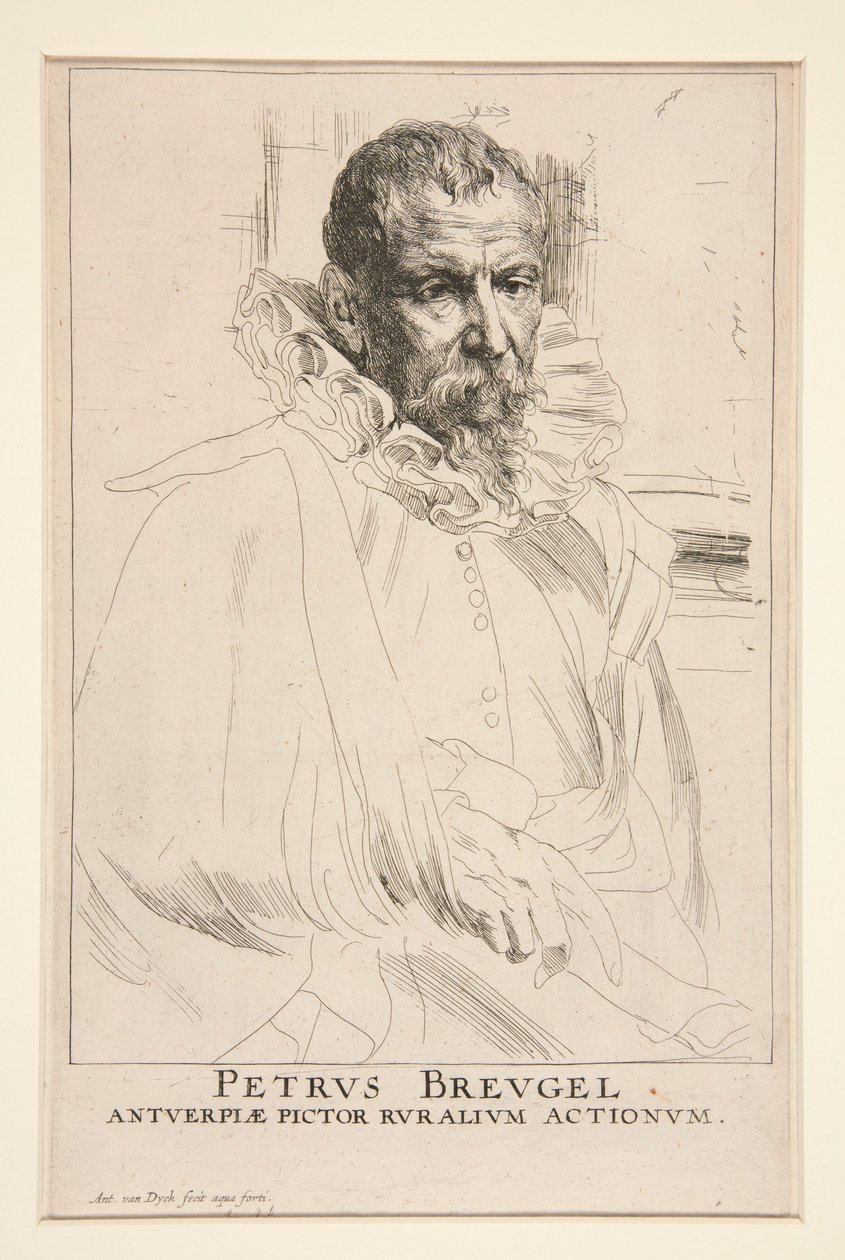 Pieter Brueghel den Yngre af Anthony van Dyck