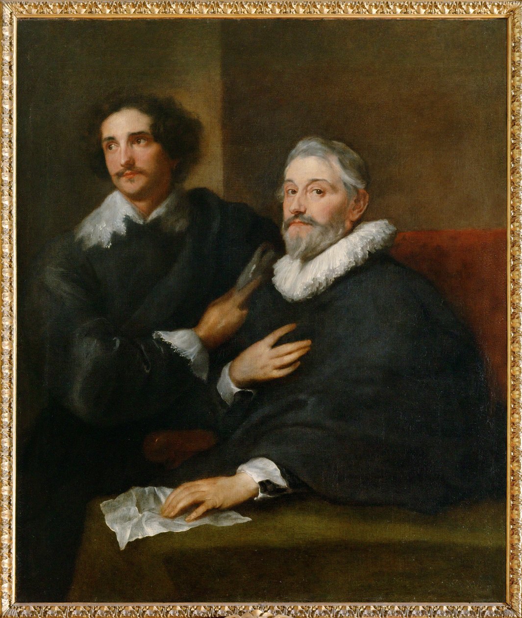 Portrætterer to ædelstensskærere (maleri på lærred) af Anthony van Dyck