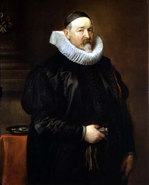 Portræt af Adriaen Stevens af Anthony van Dyck