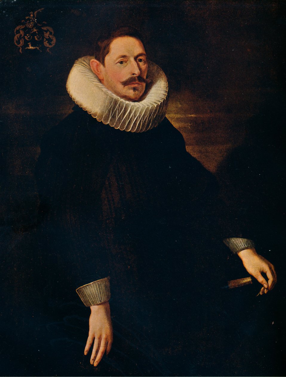 Portræt af Alexander Triest, Baro Dauweghem, c1630 af Anthony van Dyck