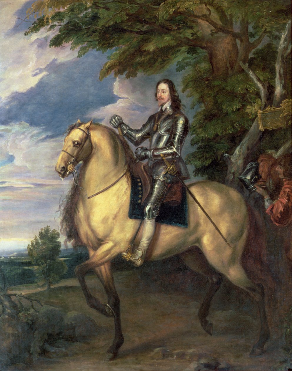 Portræt af Charles I (1600-49) af Anthony van Dyck