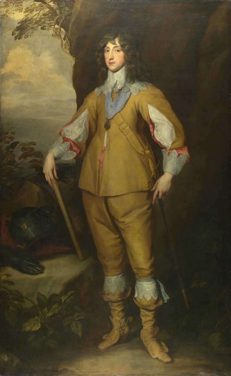 Portræt af Charles I Louis 1617-1680, kurfyrste Palatine, ca 1637 af Anthony van, Dyck
