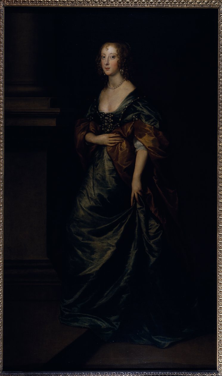 Portræt af Elizabeth Cecil, grevinde af Devonshire, ca. 1639 (olie på lærred) af Anthony van Dyck