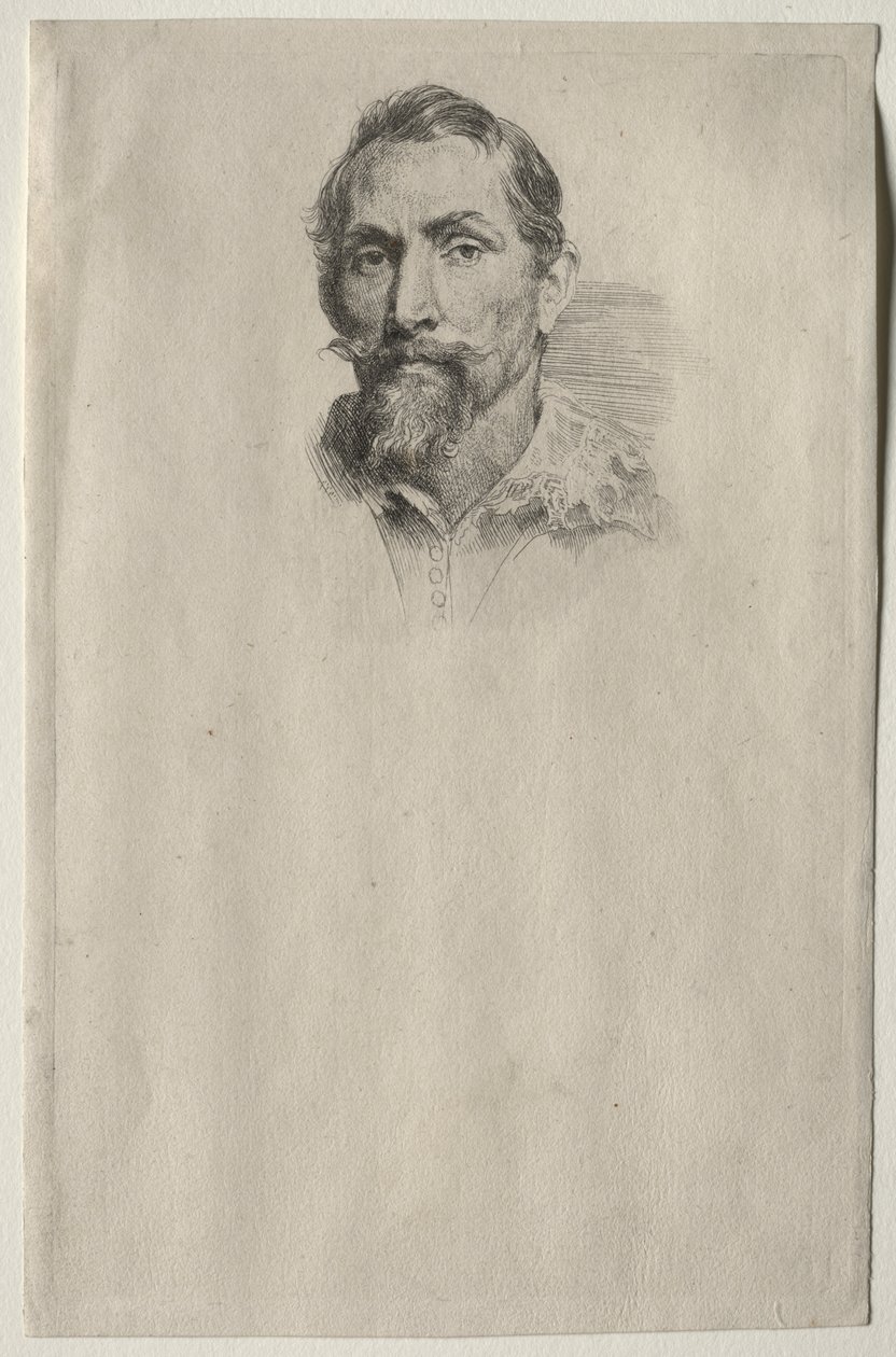 Portræt af Frans Snyders af Anthony van Dyck
