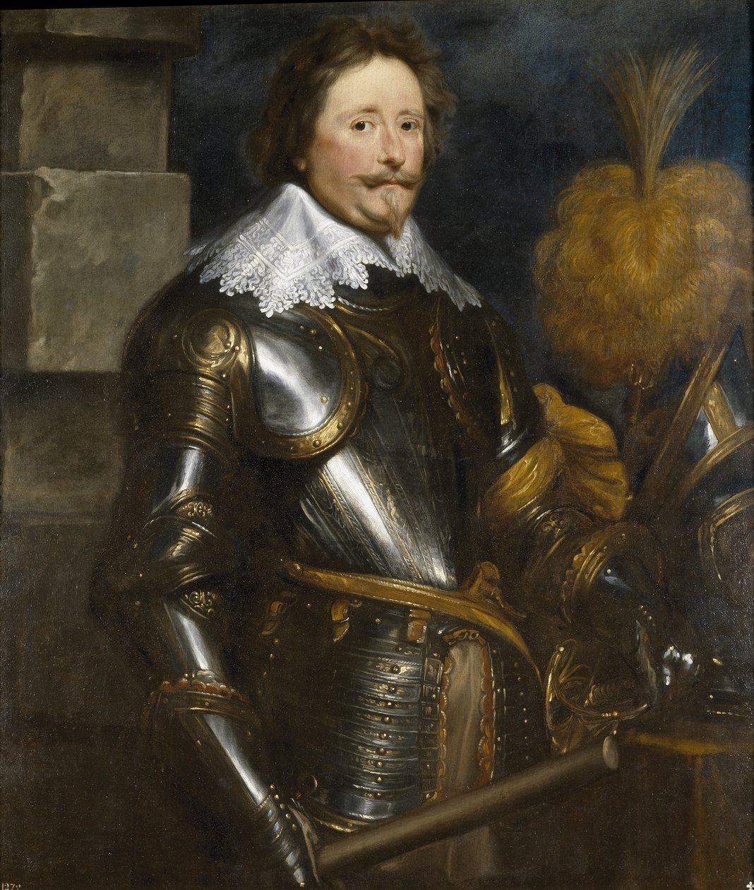 Portræt af Frederik Henrik, Prins af Orange 1584-1647 af Anthony van Dyck