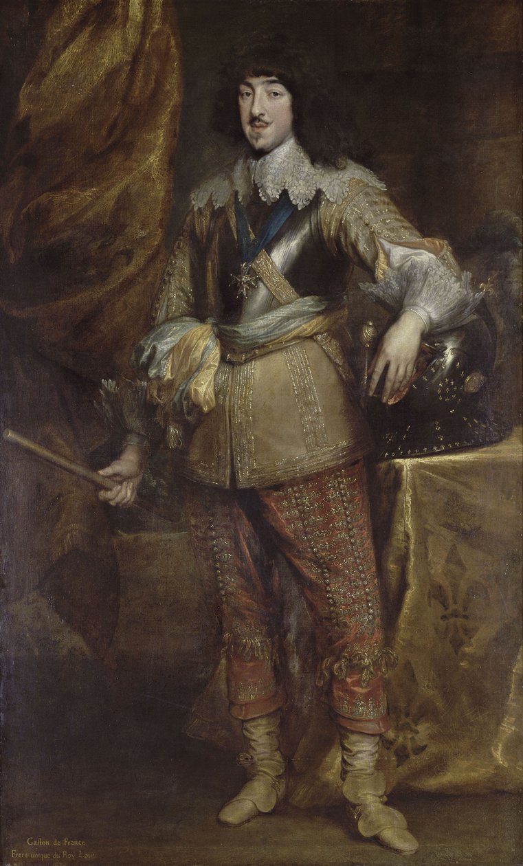 Portræt af Gaston af Frankrig, hertug af Orleans 1608-1660 af Anthony van Dyck