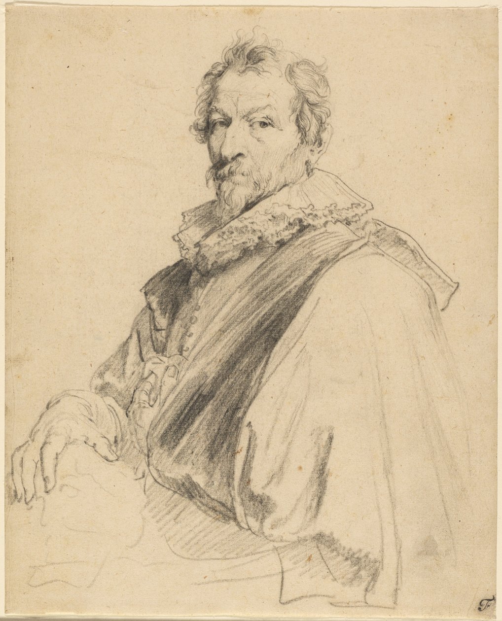 Portræt af Hendrick van Balen af Anthony van Dyck