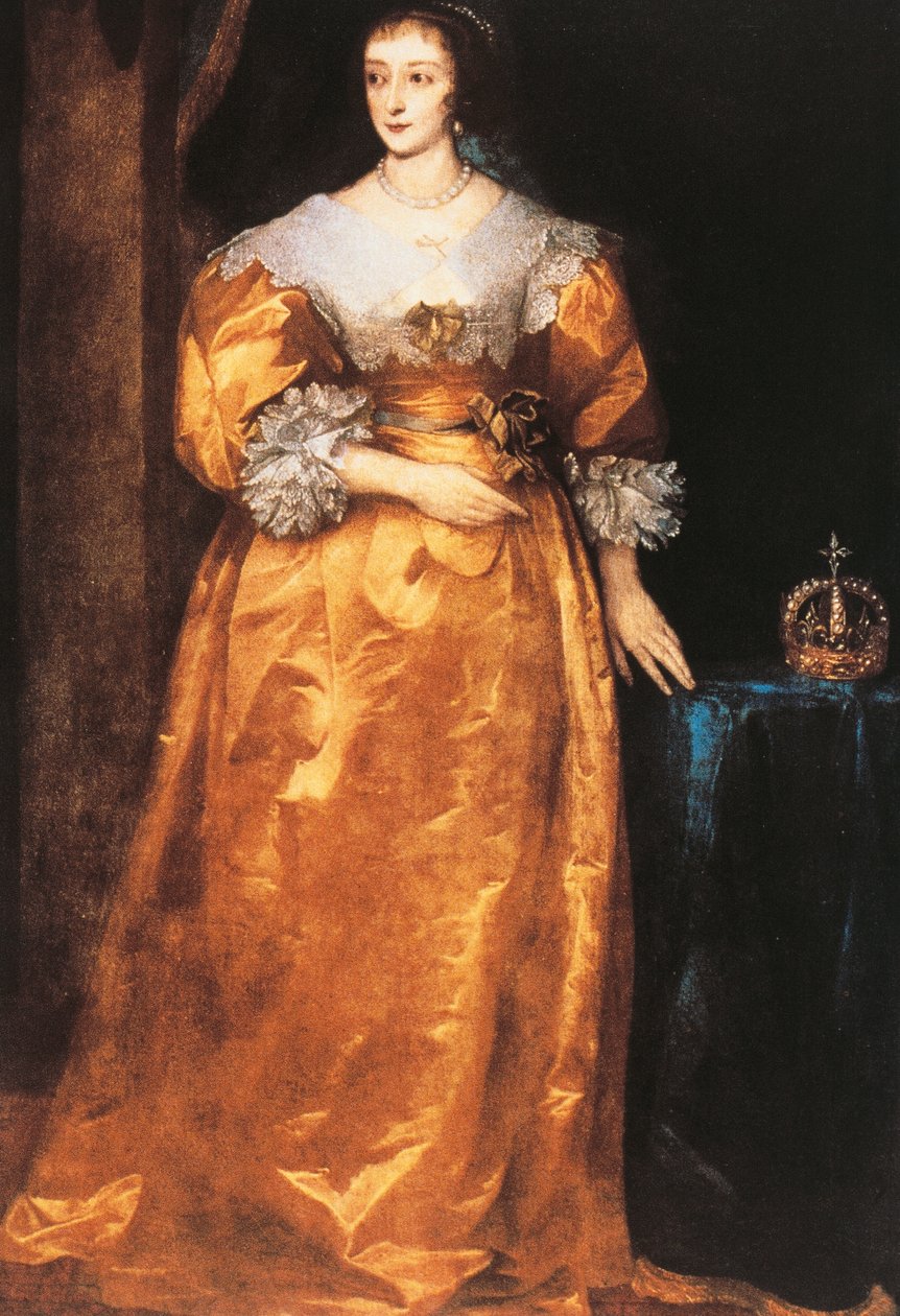 Portræt af Henrietta Maria af Frankrig (Paris af Anthony van Dyck