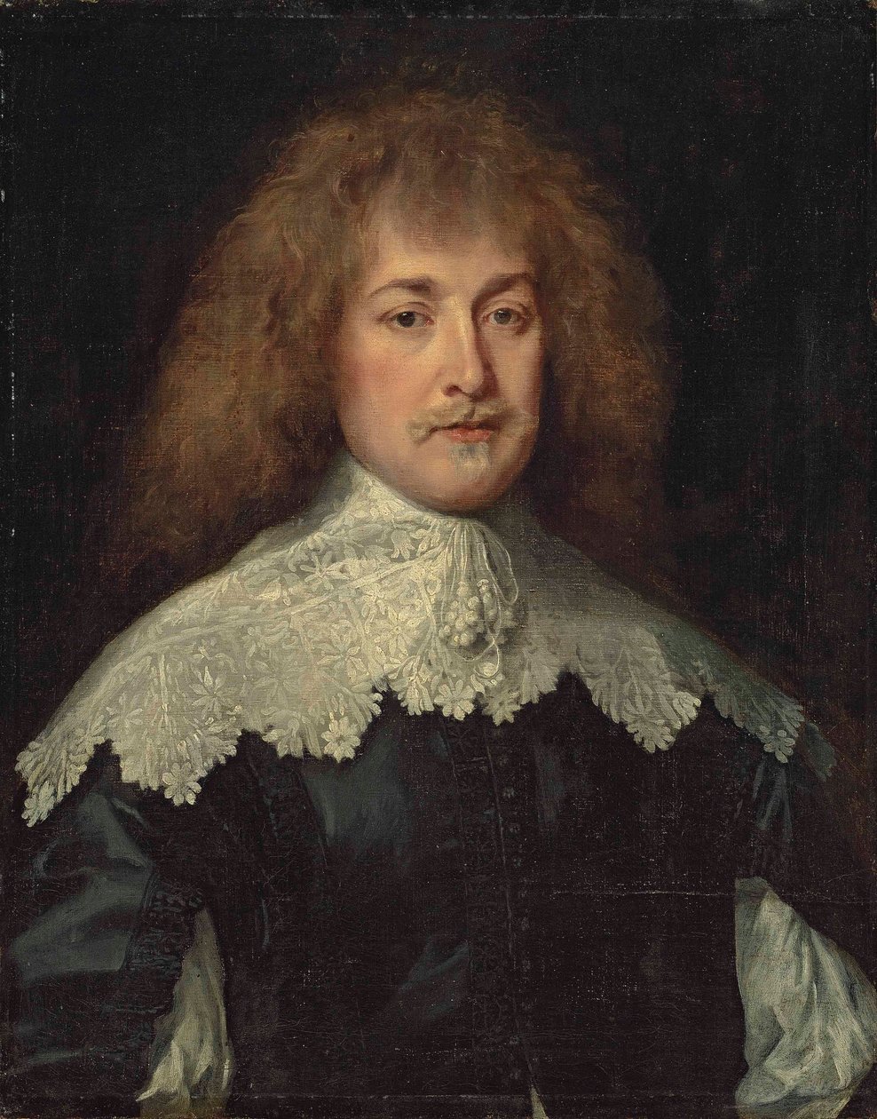 Portræt af Henry Jermyn, Lord Jermyn, jarl af St. Albans (1605-1684) af Anthony van Dyck