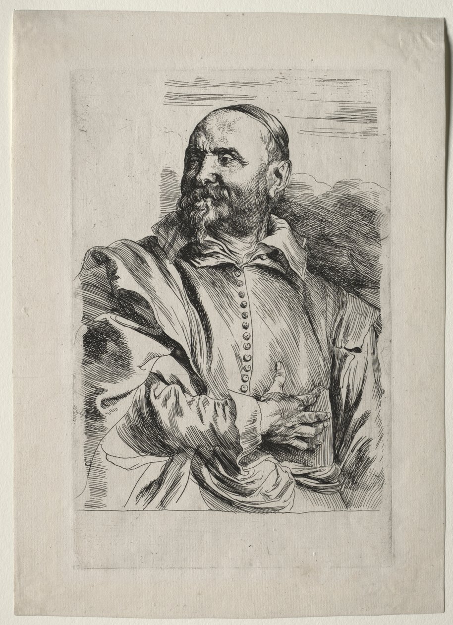 Portræt af Jan Snellinx af Anthony van Dyck