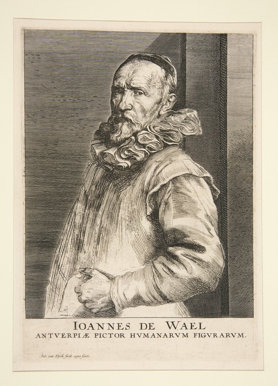 Portræt af Jan de Wael (1558-1633) af Anthony van Dyck