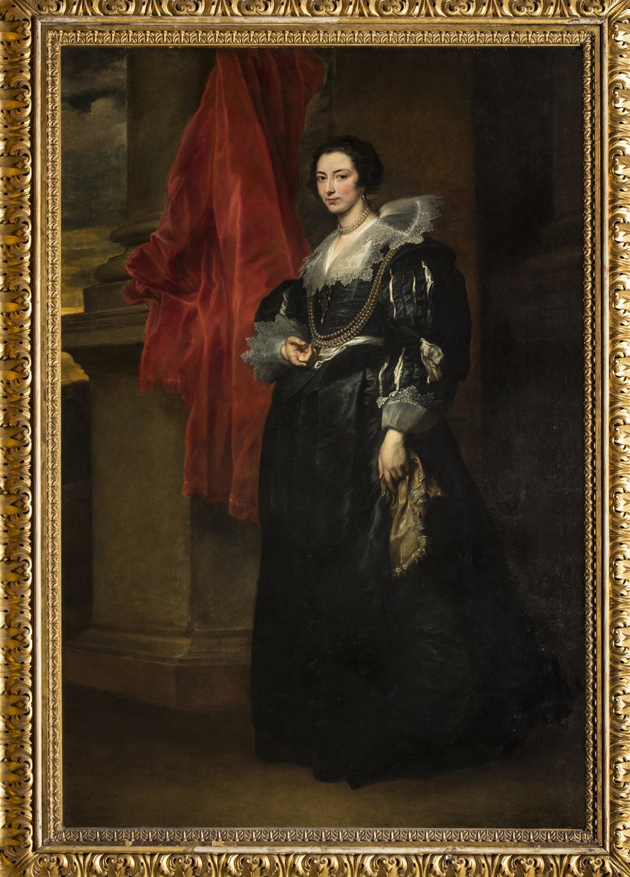 Portræt af Johanna af Blois, ca. 1634-35 (olie på lærred) af Anthony van Dyck