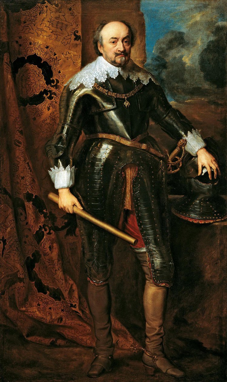 Portræt af Johannes VIII af Nassau-Siegen 1583-1638, 1617. af Anthony van Dyck