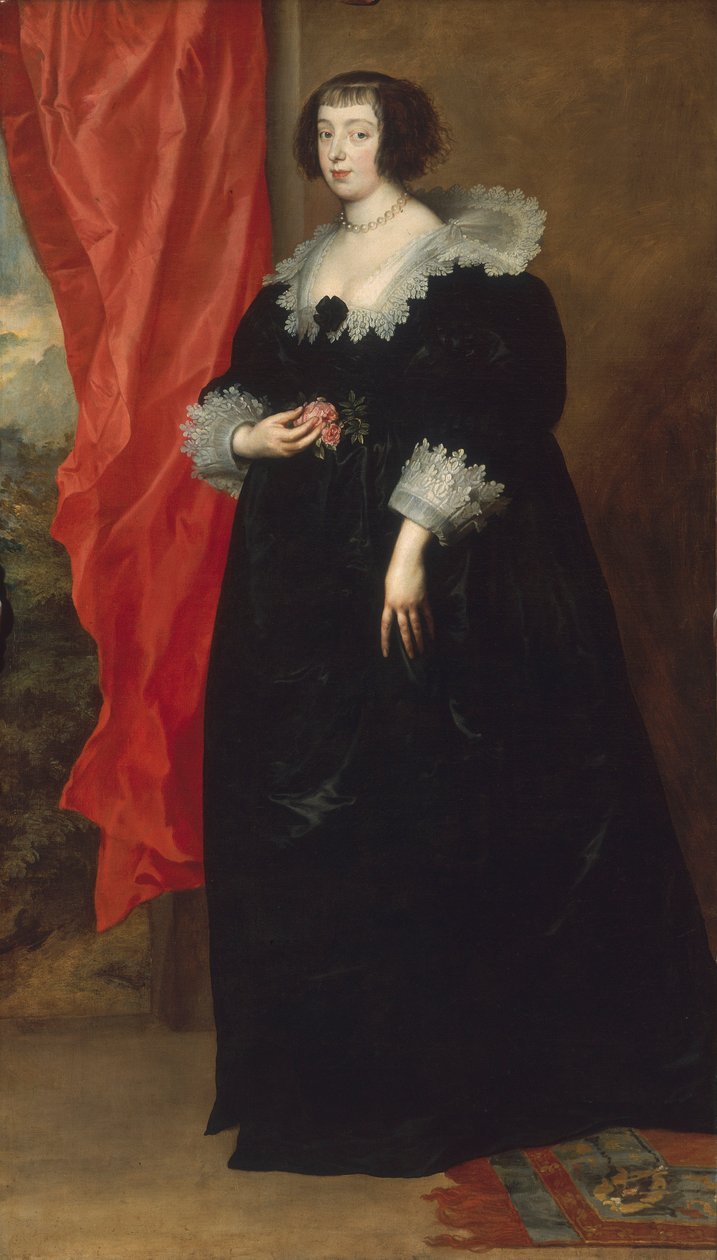 Portræt af Marguerite de Lorraine (1615-72), hertuginde af Orleans, 1634 af Anthony van Dyck