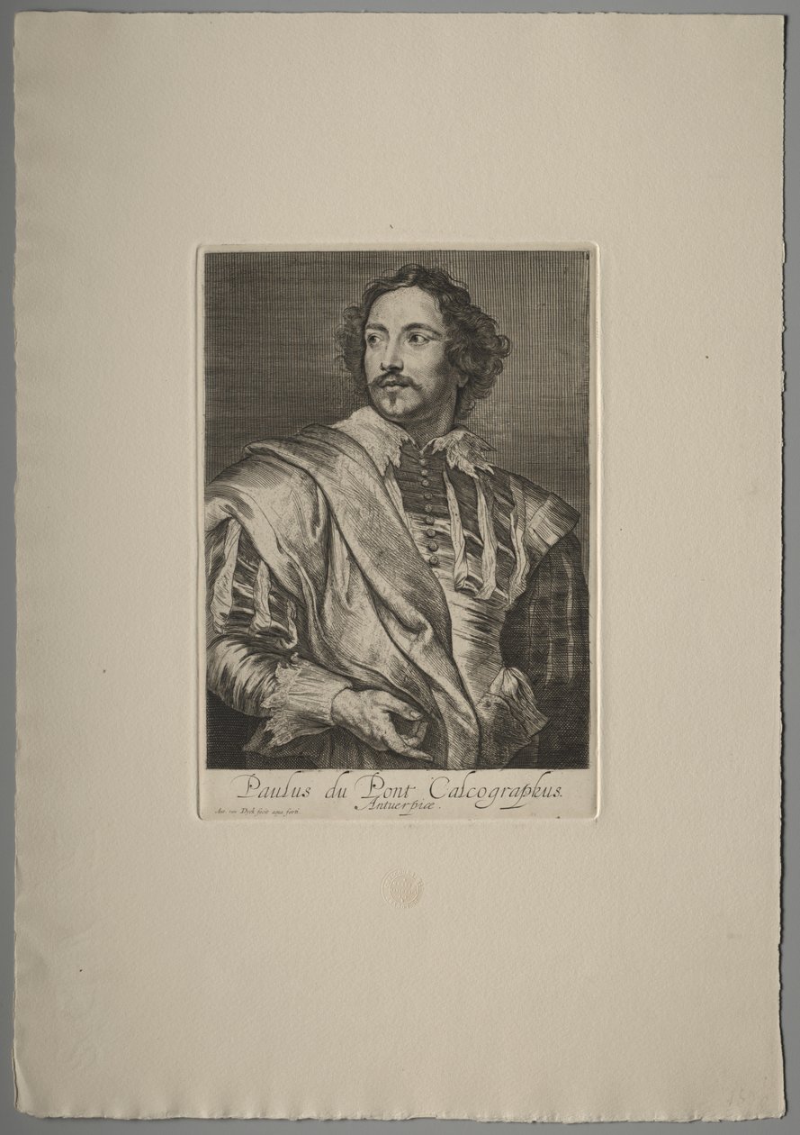 Portræt af Paul du Pont af Anthony van Dyck