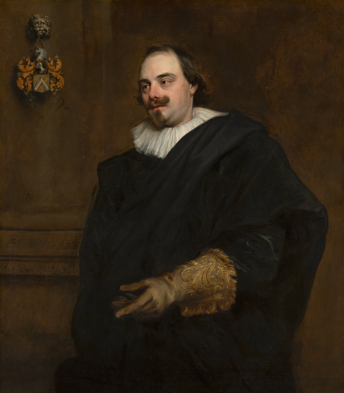 Portræt af Peeter Stevens (ca. 1590-1668), 1627 af Anthony van Dyck