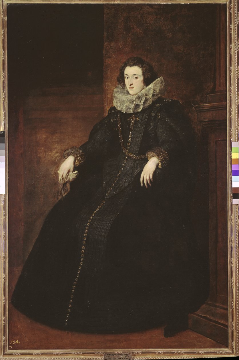 Portræt af Policena Spinola af Anthony van Dyck