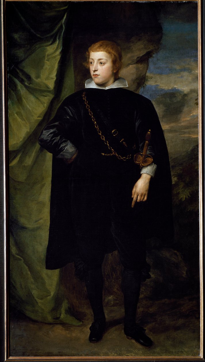 Portræt af Prins Karl Ludwig Von der Pfalz af Anthony van Dyck