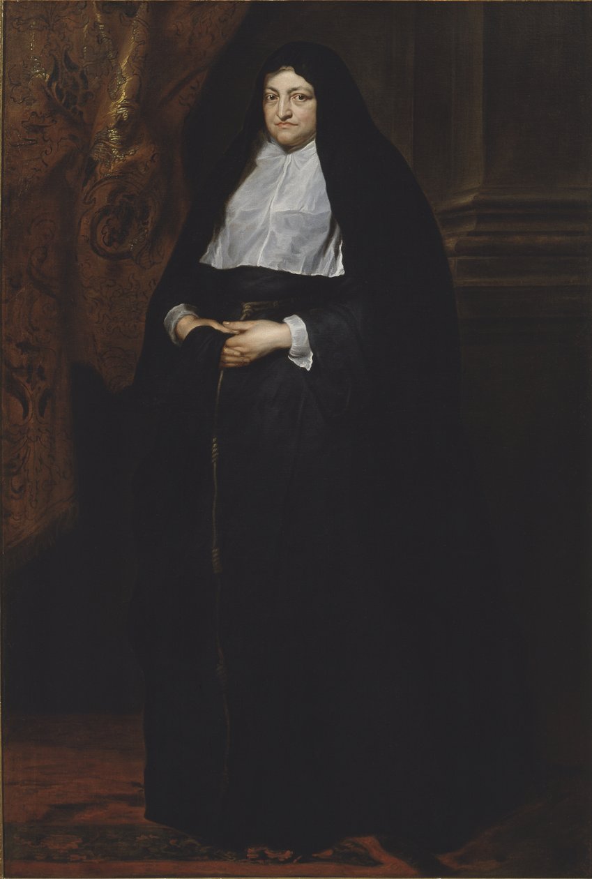 Portræt af prinsesse Isabella Clara Eugenia, ca. 1628 af Anthony van Dyck