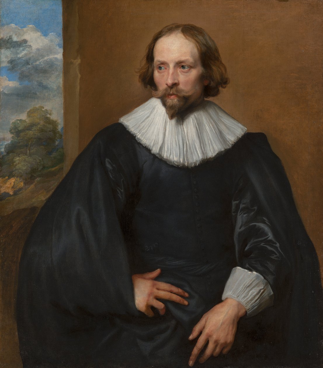 Portræt af Quintijn Symons, ca. 1634-35 af Anthony van Dyck