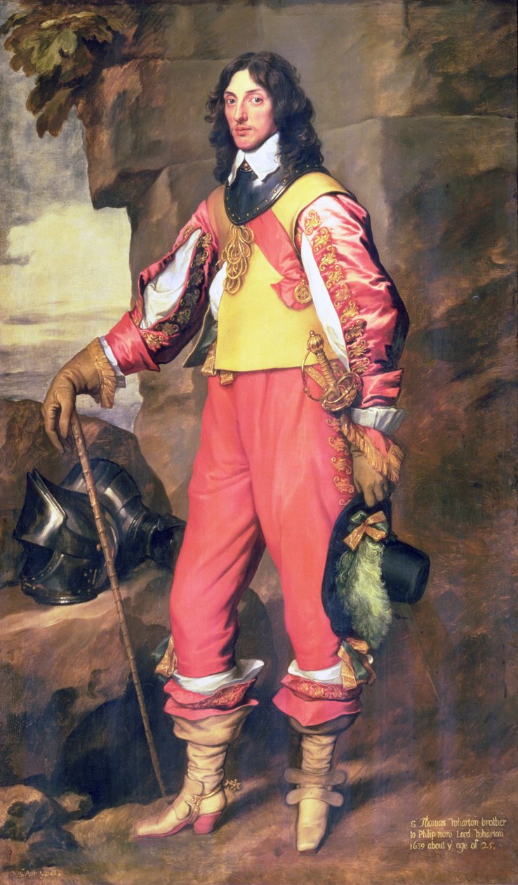 Portræt af Sir Thomas Wharton (1648-1715) af Anthony van Dyck