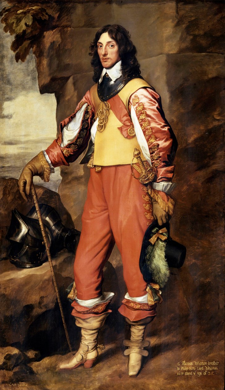 Portræt af Sir Thomas Wharton, 1639. af Anthony van Dyck