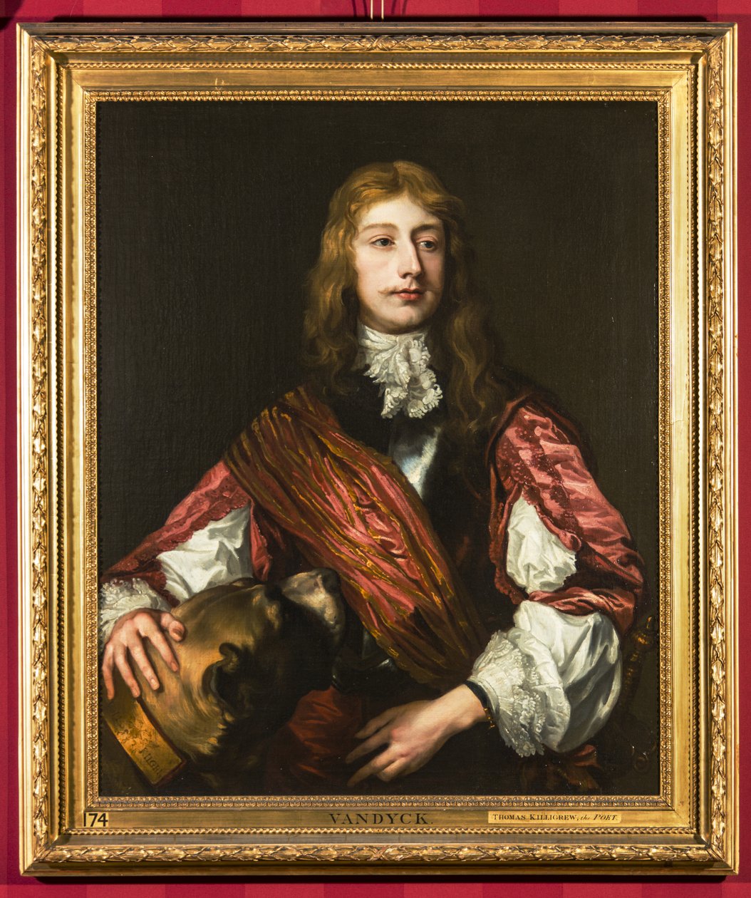 Portræt af Thomas Killigrew, digteren af Anthony van Dyck