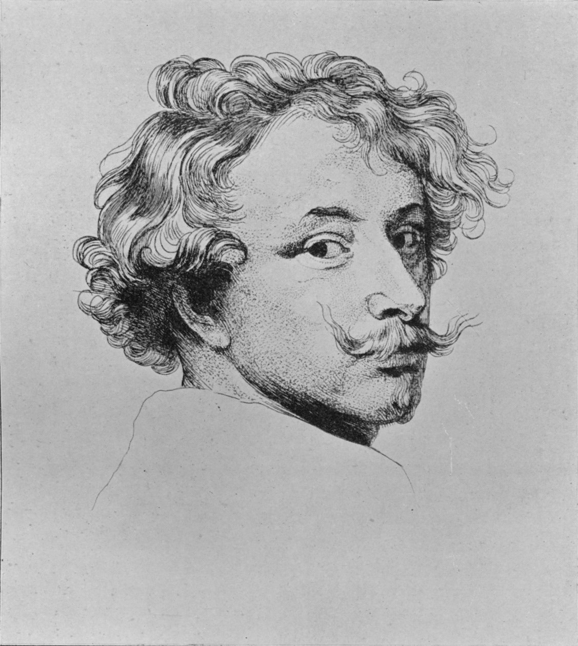 Portræt af Vandyck, 1635 af Anthony van Dyck