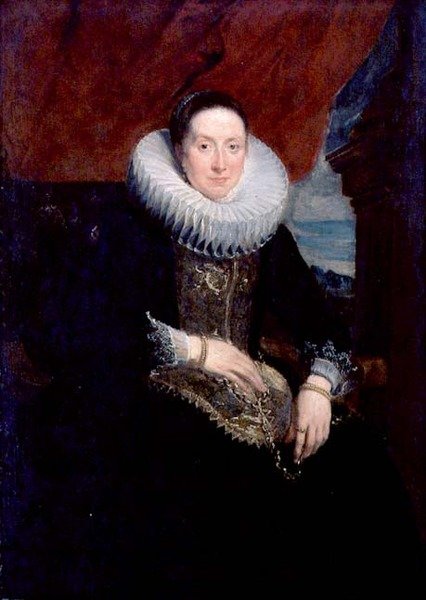 Portræt af en kvinde (se også 124365) af Anthony van Dyck