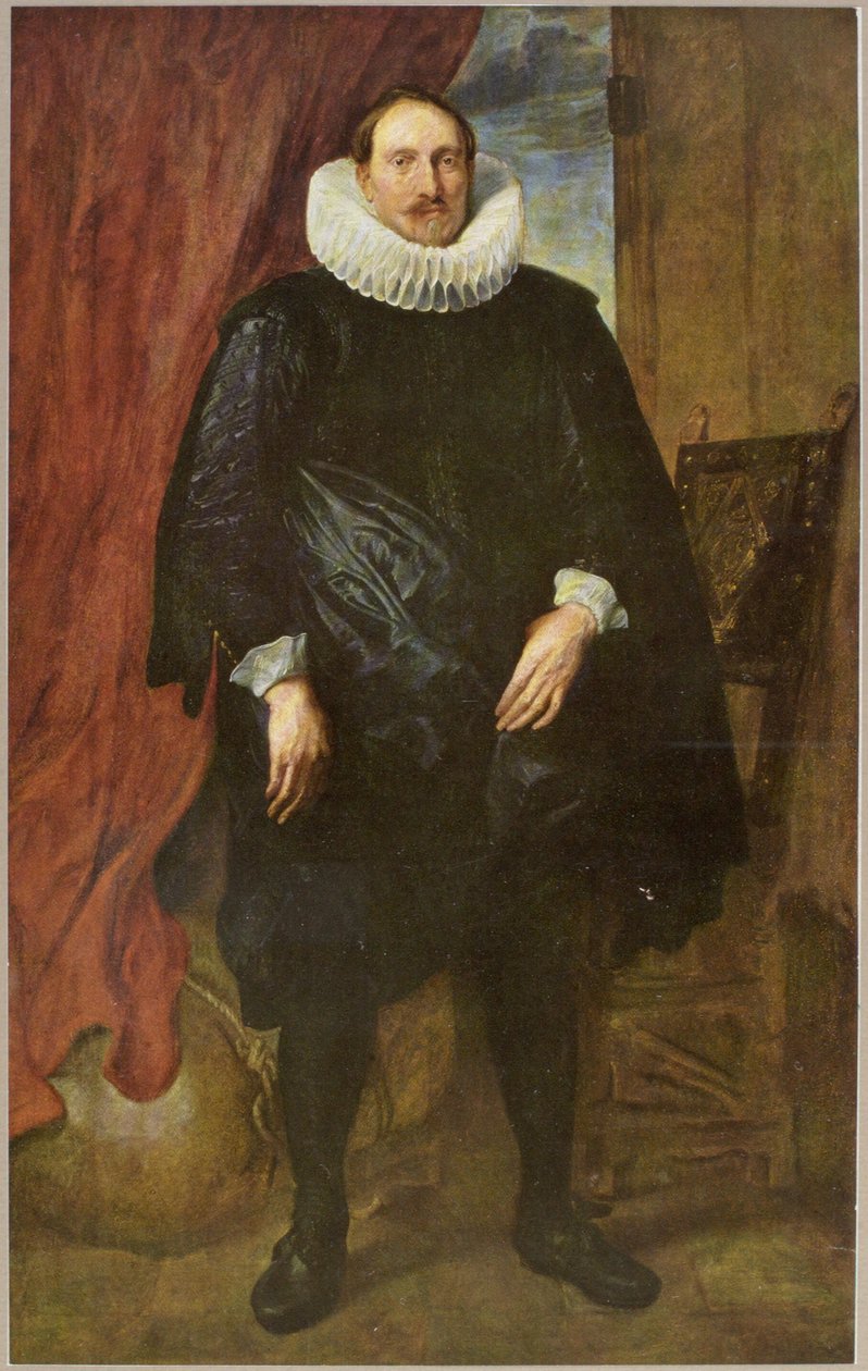 Portræt af en mand, muligvis fra Vinck/Vincque-familien af Anthony van Dyck