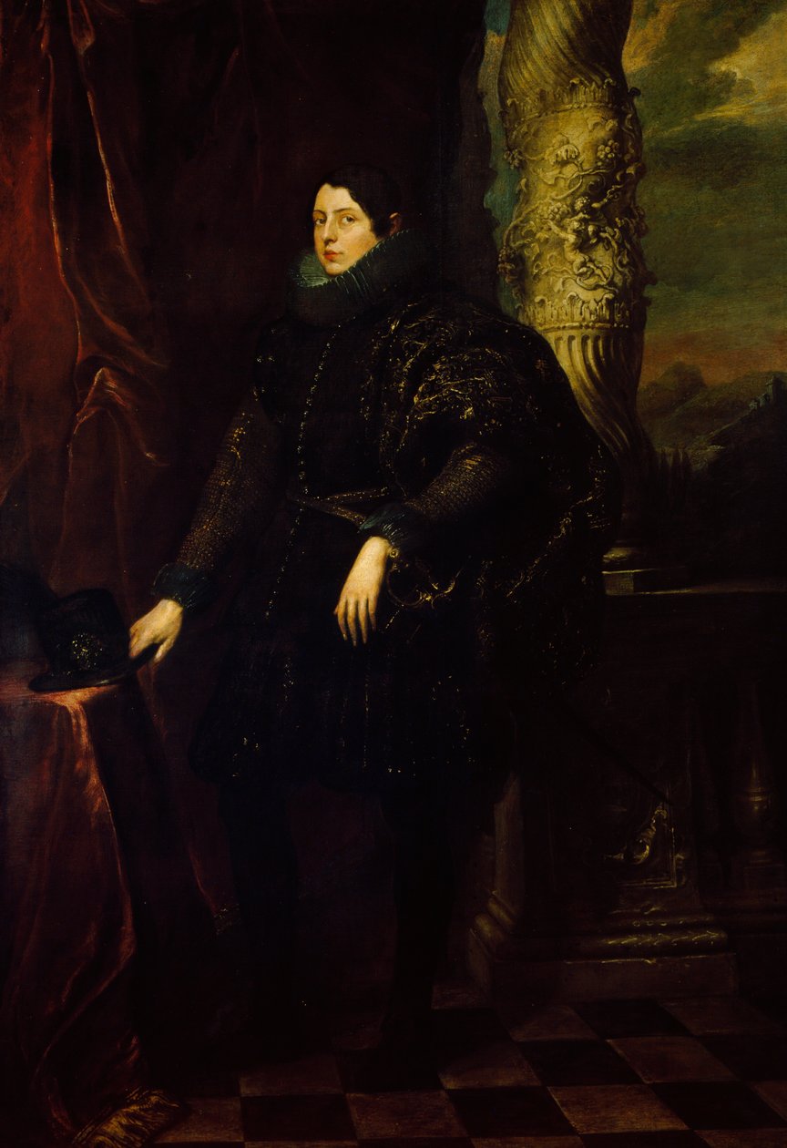 Portræt af en ung mand fra Casa Spinola, ca. 1622 af Anthony van Dyck