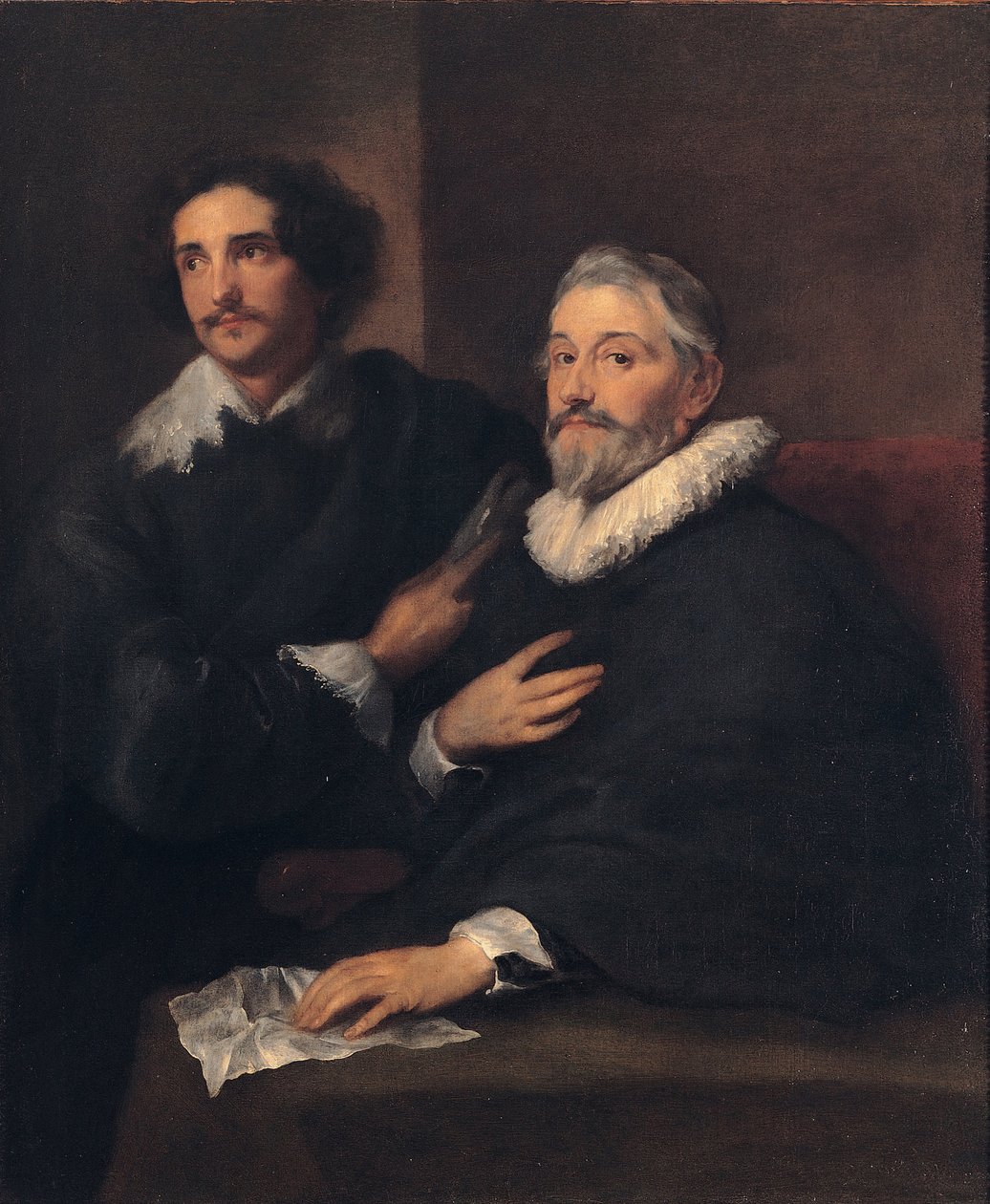Portræt af brødrene de Wael, ca. 1620-1630 af Anthony van Dyck