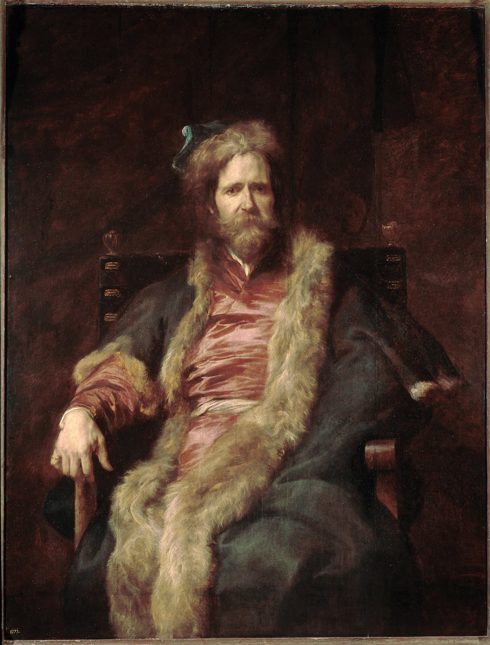 Portræt af maleren Marten Rijckaert, ca. 1631 (olie på bord) af Anthony van Dyck