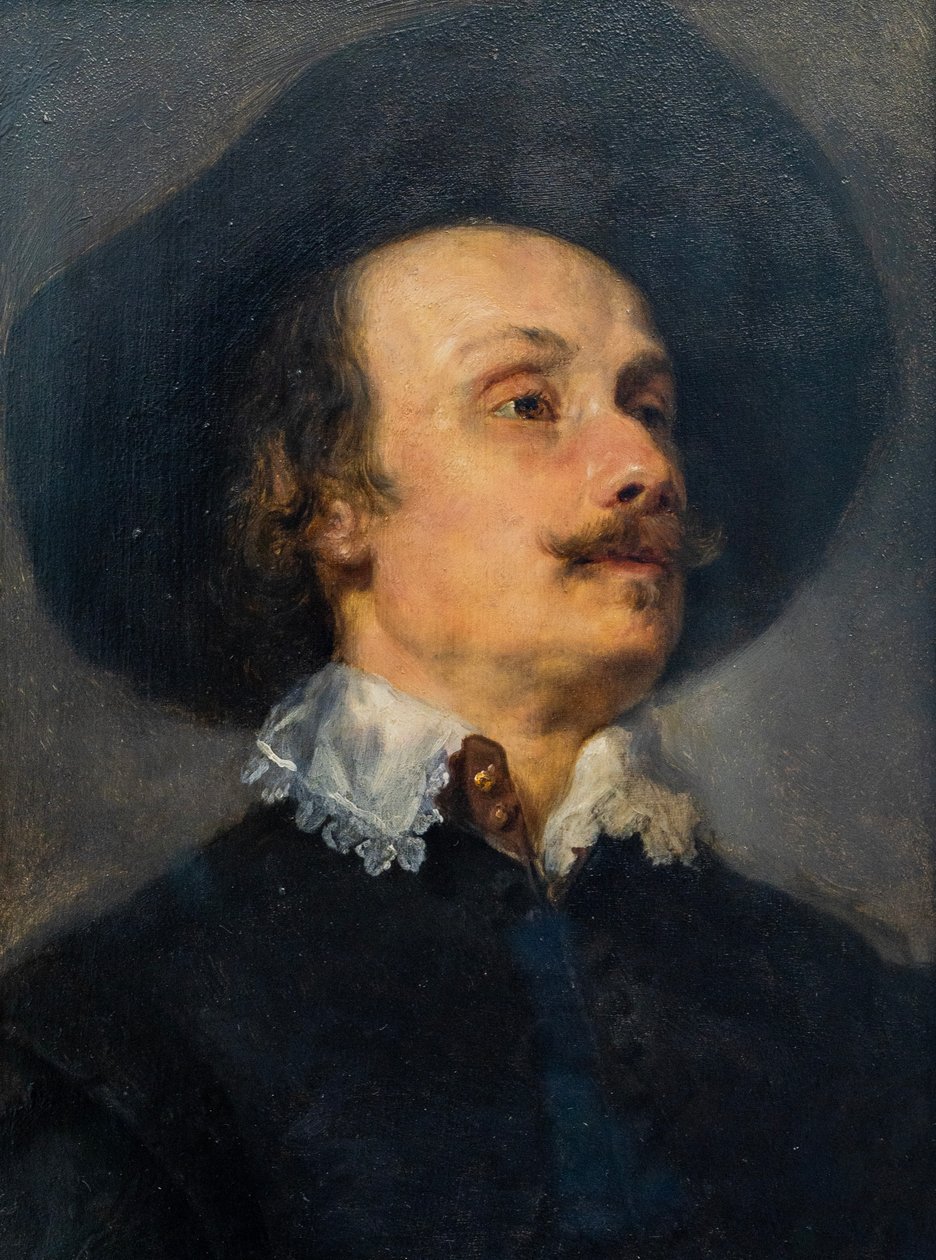 Portræt af maleren Pieter Snayers af Anthony van Dyck