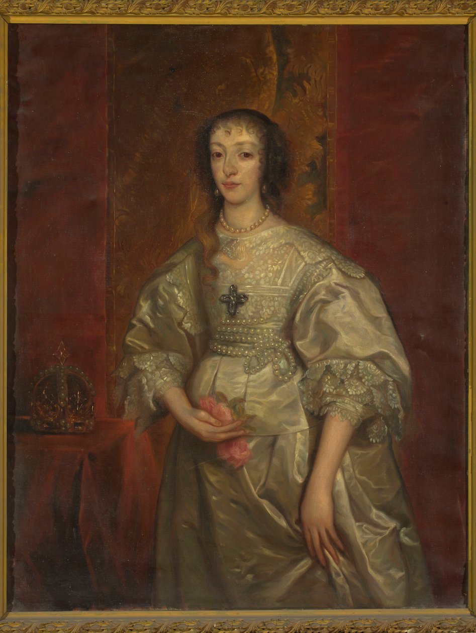 Portræt af Henrietta Maria (1609-1699), dronning af England af Anthony van Dyck