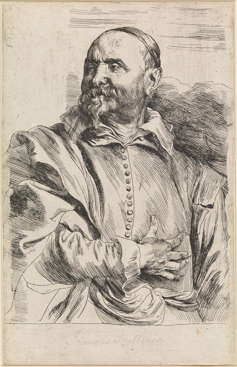 Portræt af Johannes Snellincx af Anthony van Dyck