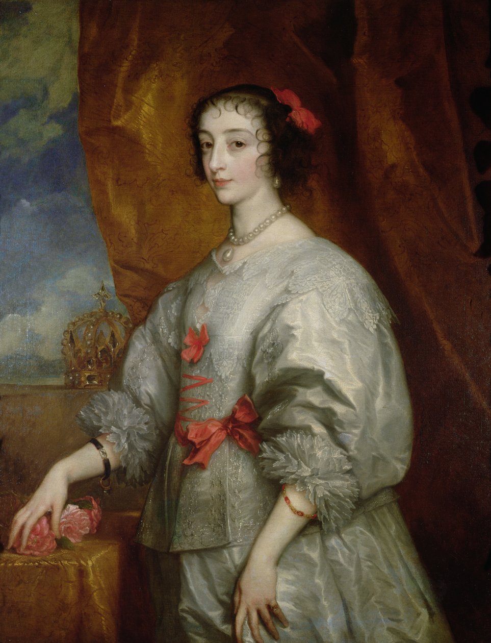 Dronning Henrietta Maria af Anthony van Dyck