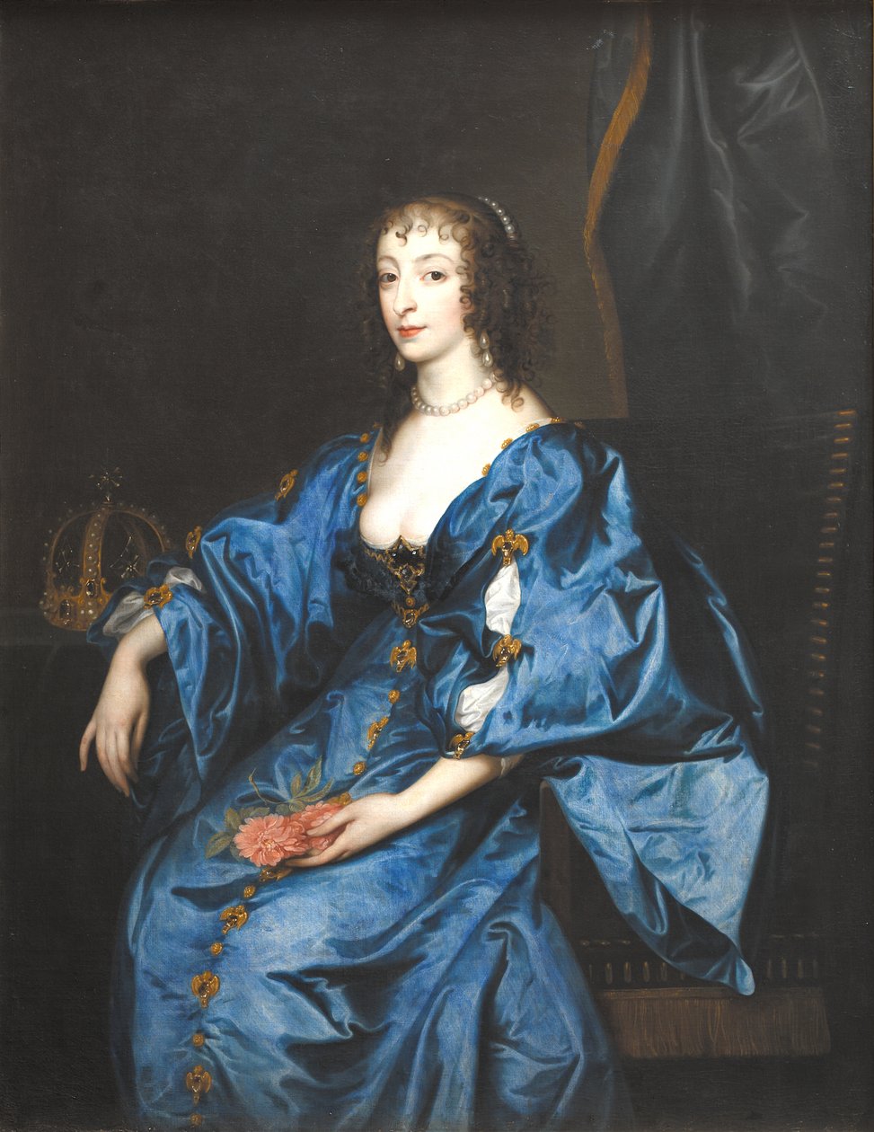 Dronning Henrietta Maria af England af Anthony van Dyck