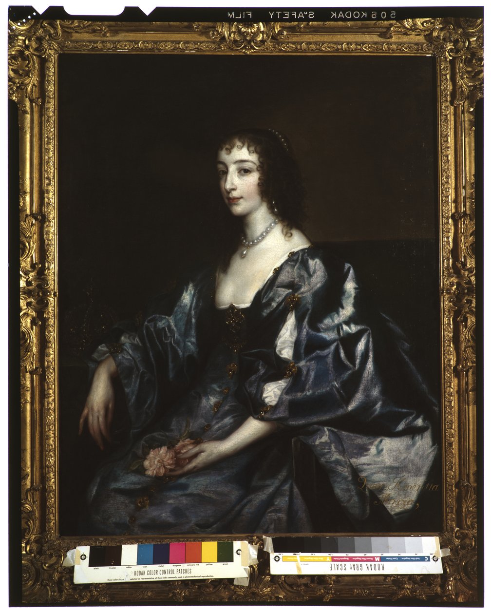 Dronning Henrietta Maria af England, c.1636-38 af Anthony van Dyck