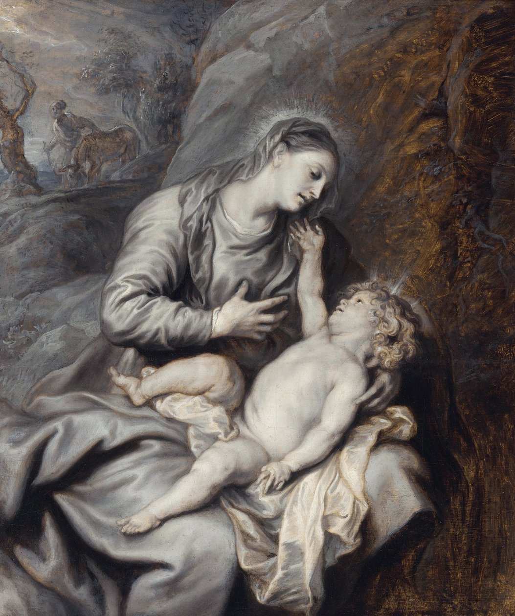 Rest on the Flight into Egypt - The Rest on the Flight into Egypt af Dyck, Sir Anthony van af Anthony van Dyck