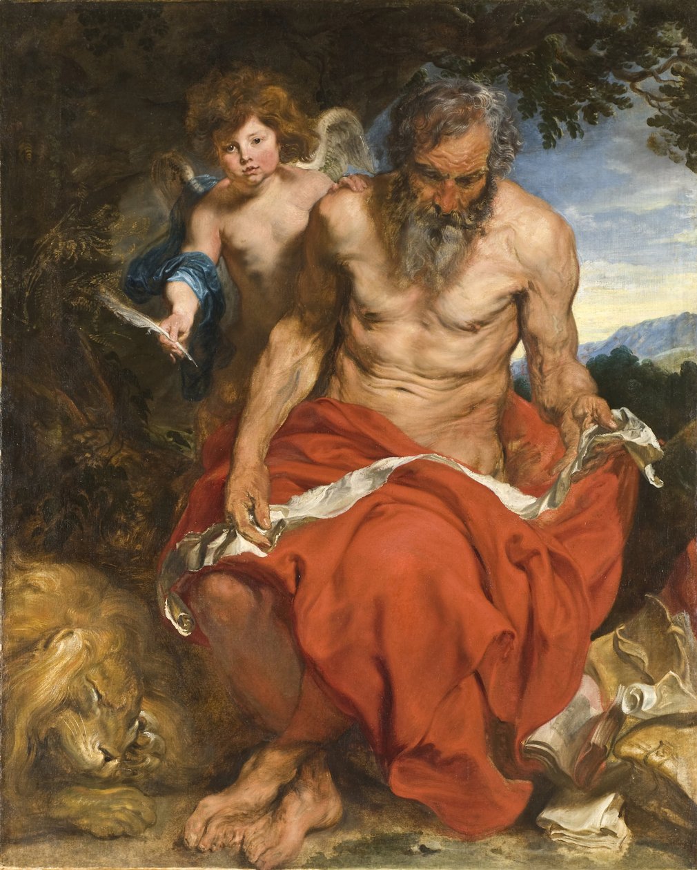 Sankt Hieronymus, 1618-1619 af Anthony van Dyck